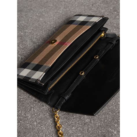 replica burberry house check wallet|Burberry House Check Leather Zip Around Wallet .